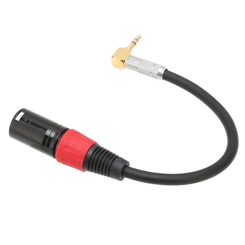 3.5 مم ذكر إلى كابل ميكروفون XLR 0.2 متر لتسجيل الصوت على الكمبيوتر MP3 DVD - Image 1